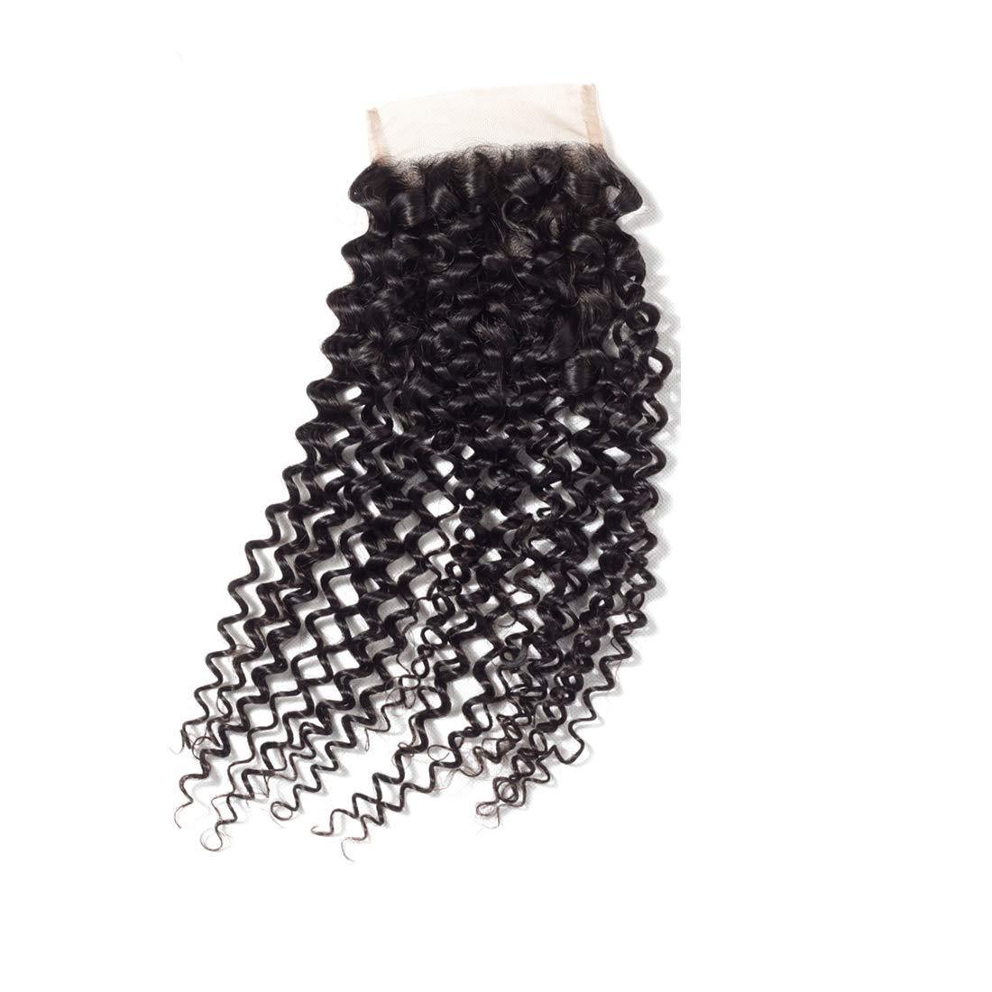 12A Virgin Remy Jerry Curl Closure