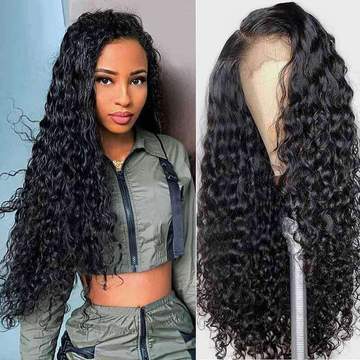 14A 13x4 Frontal Wigs Water Wave