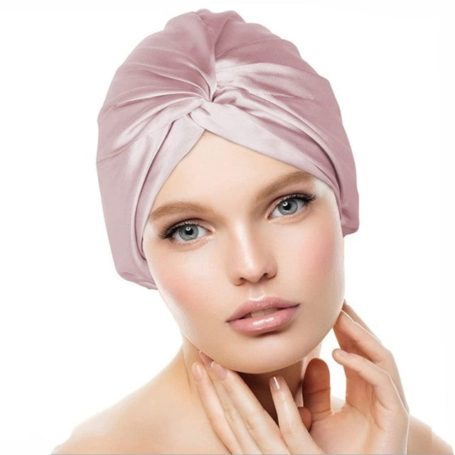 100% Double Silk Sleeping Bonnet