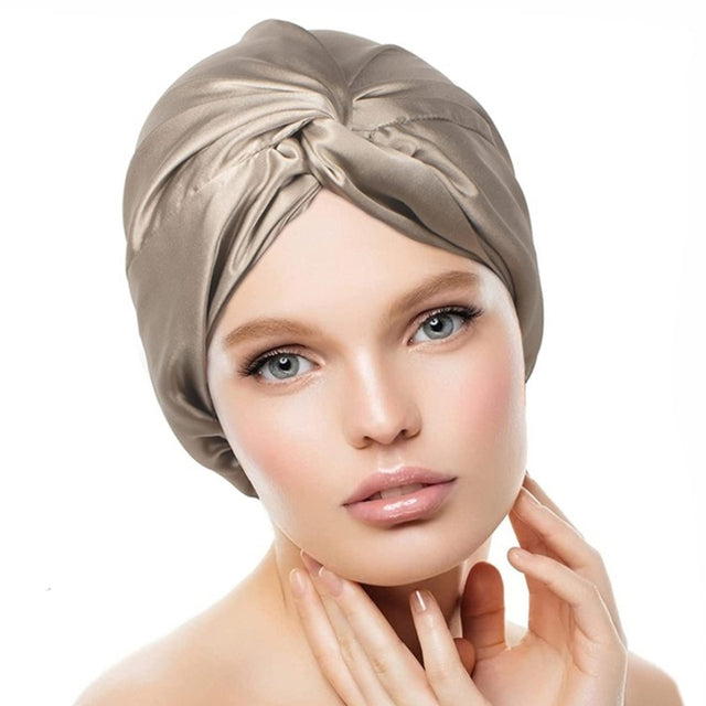 100% Double Silk Sleeping Bonnet