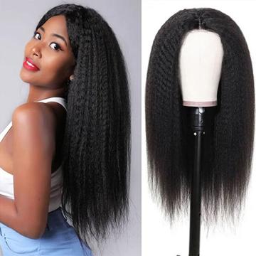 14A 13x4 Frontal Wigs Kinky Straight