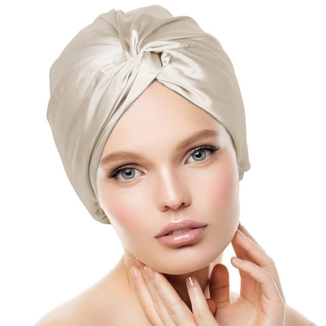 100% Double Silk Sleeping Bonnet