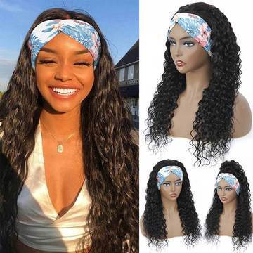 14A Headband Wig Water Wave